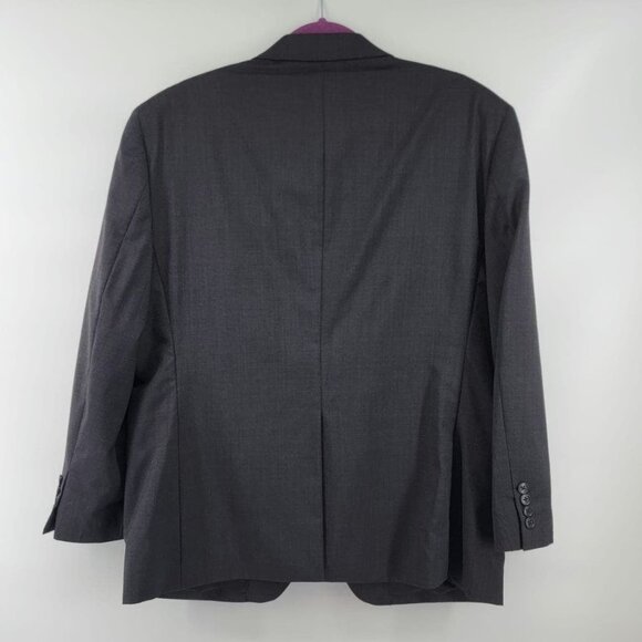 Jos. A. Bank 100% Wool 2 Button Jacket 44 Short 38 Waist Black - Picture 8 of 8